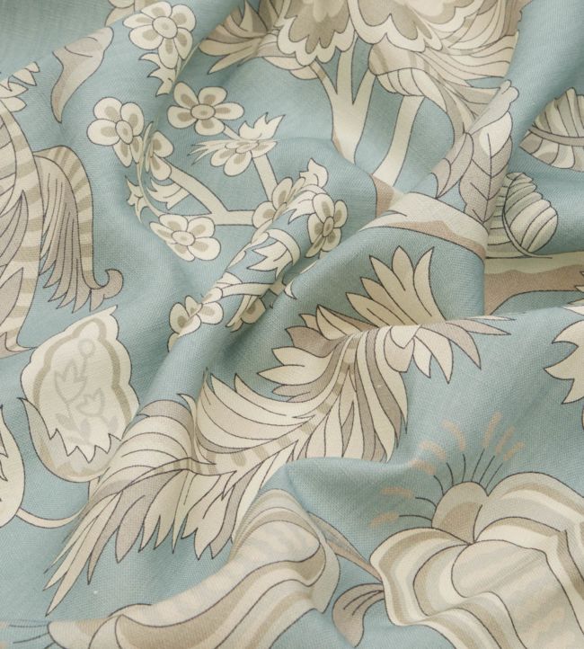 Palampore Trail in Landsdowne Linen Room Fabric - Teal