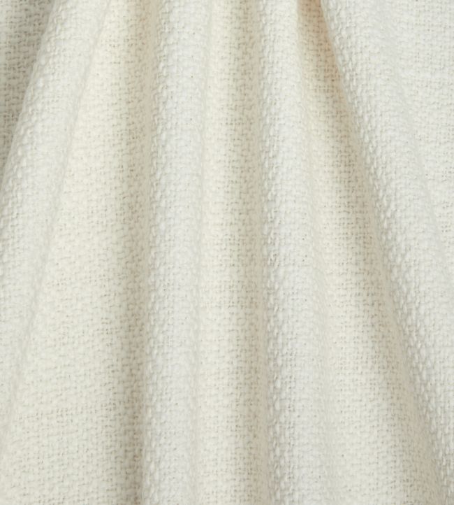 Reef Plain in Lloyd Room Fabric - White