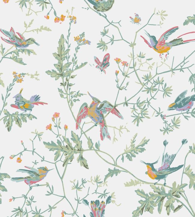 Hummingbirds Wallpaper - Multicolor - Cole & Son