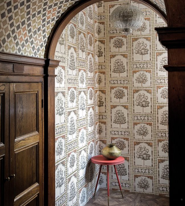 Sultans Palace Wallpaper - Cream - Cole & Son