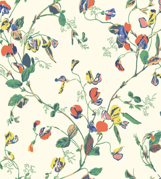 Sweet Pea Wallpaper - Multicolor - Cole & Son