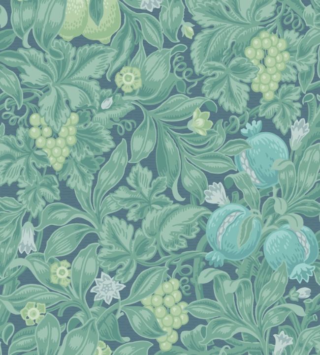 Vines of Pomona Wallpaper -  Teal  - Cole & Son