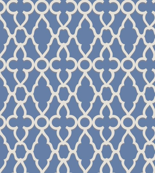 Treillage Wallpaper - Blue - Cole & Son