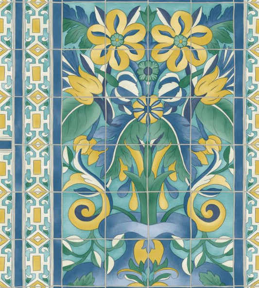 Triana Wallpaper - Blue  - Cole & Son