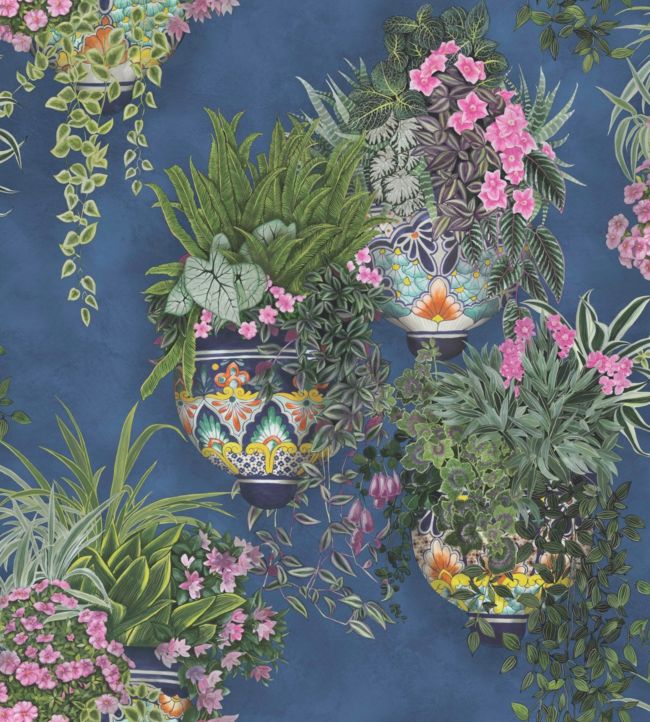 Talavera Wallpaper - Blue  - Cole & Son