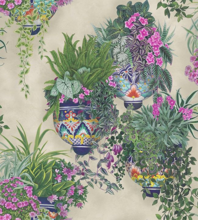 Talavera Wallpaper - Green - Cole & Son