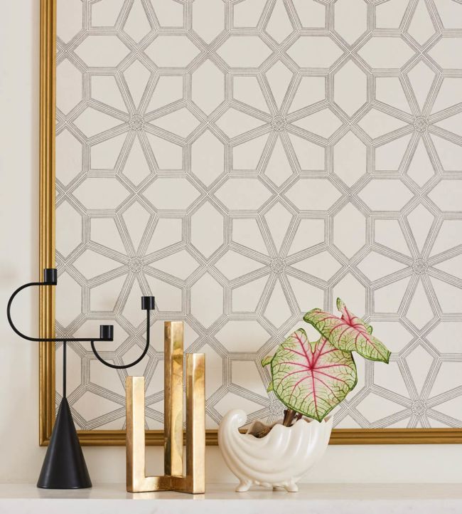 Wolsey Stars Wallpaper -  Cream - Cole & Son