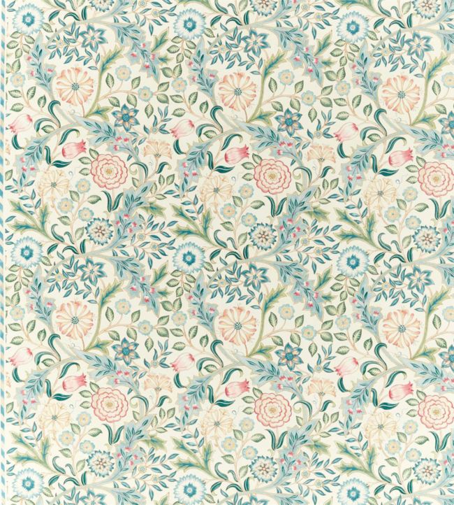 Wilhelmina Fabric - Teal