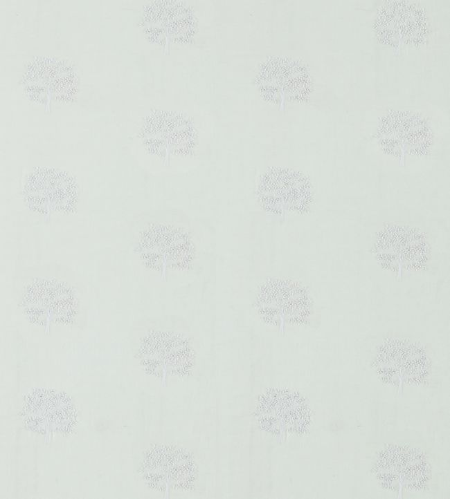 Woodland Tree Fabric - Silver