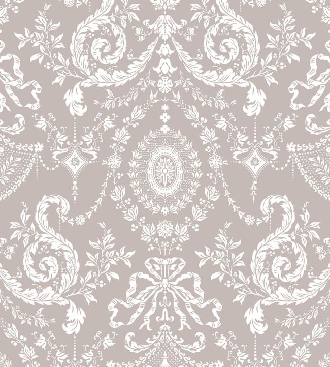 Woolverston Wallpaper - Purple  - Cole & Son