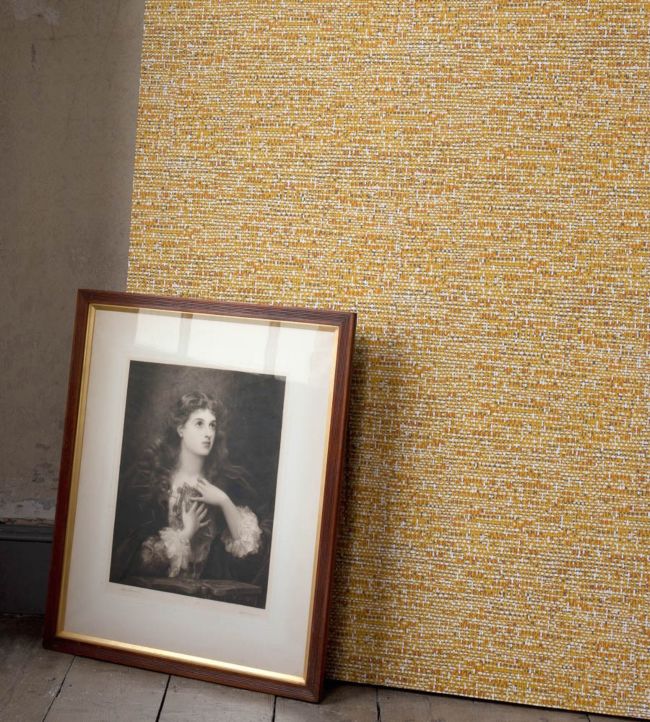 Tweed Wallpaper - Orange - Cole & Son