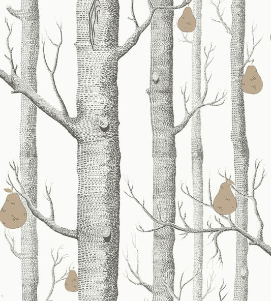 Woods And Pears Wallpaper - Gray - Cole & Son