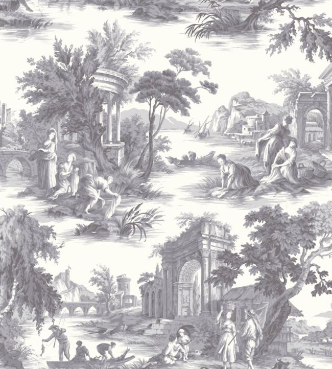 Villandry Wallpaper - Gray  - Cole & Son