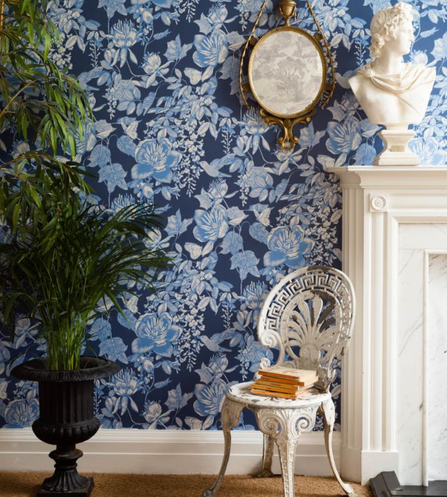 Tivoli Wallpaper - Blue - Cole & Son