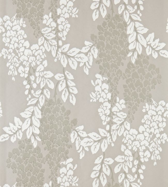 Wisteria Wallpaper - Gray 