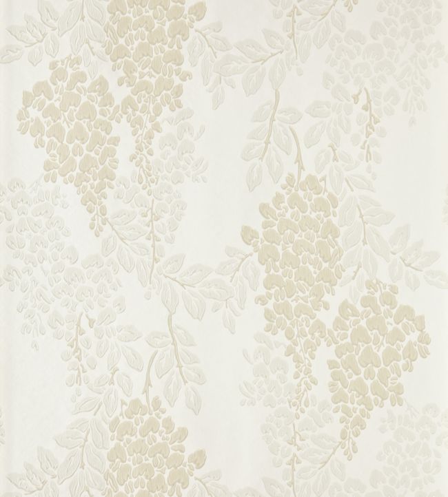 Wisteria Wallpaper - White 