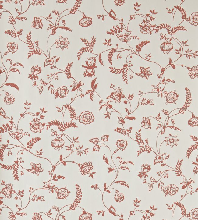 Uppark Wallpaper - Red 