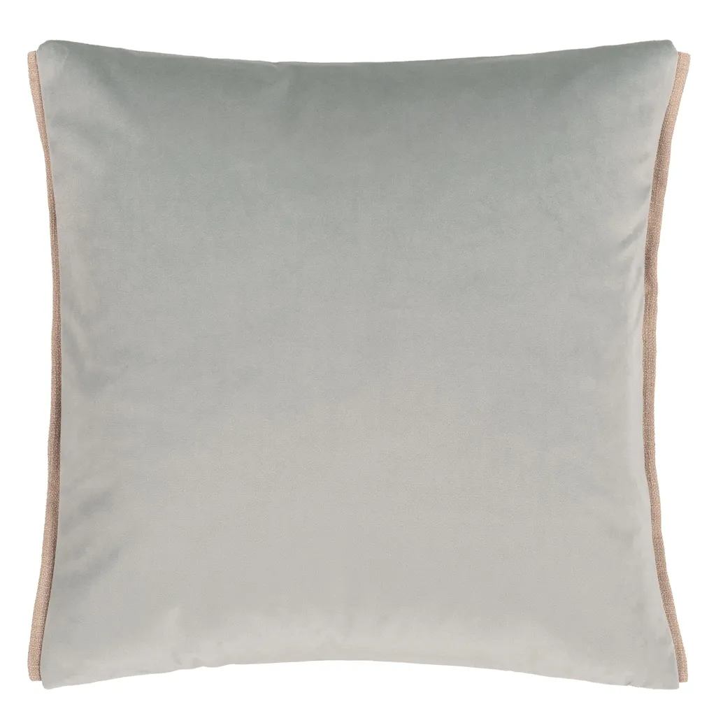 Velluto Duck Egg Velvet Cushion - Designers Guild