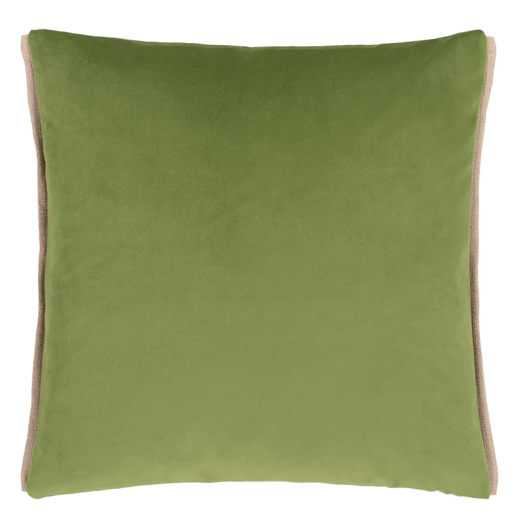 Velluto Emerald Velvet Cushion - Designers Guild