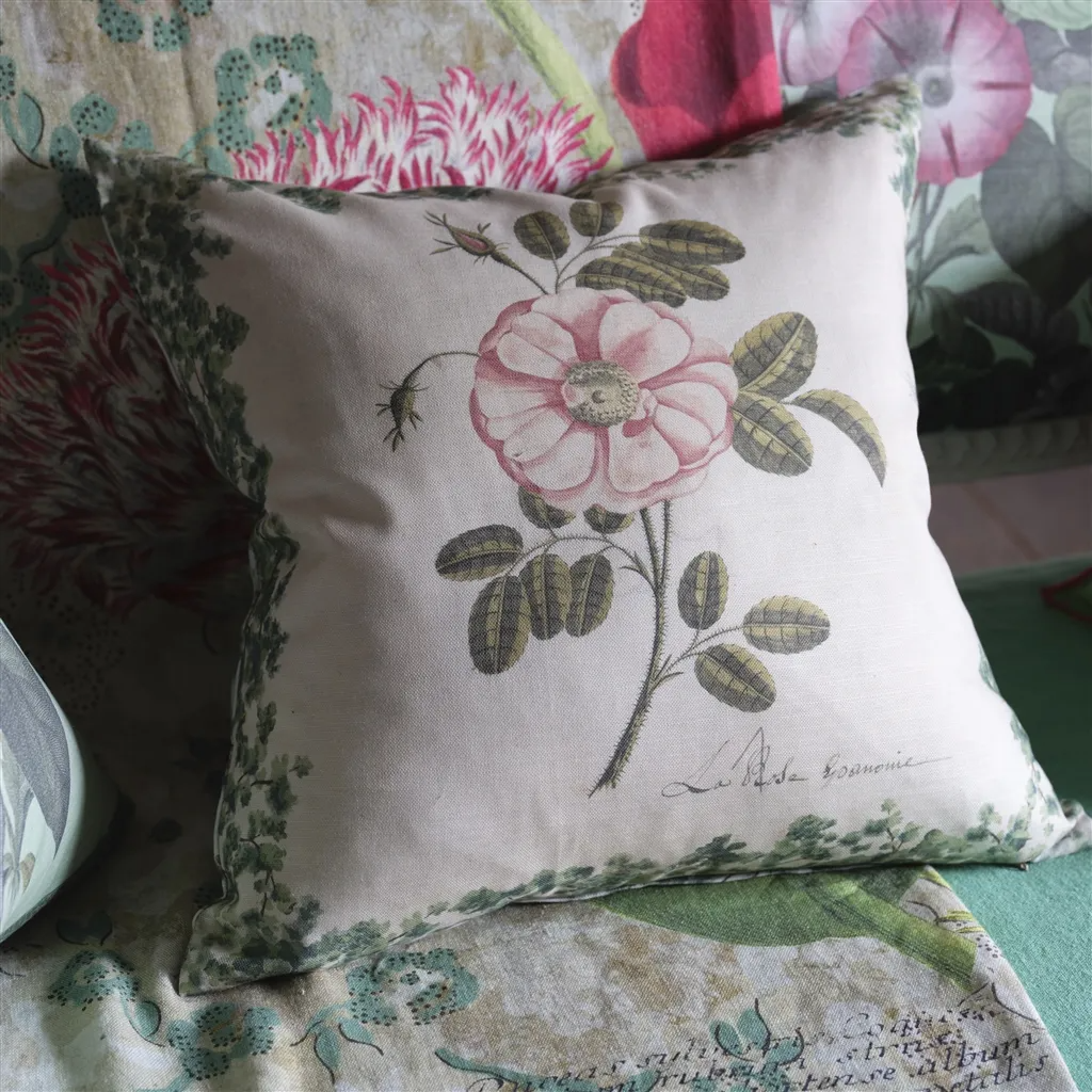 La Rose Rose Cushion - Designers Guild