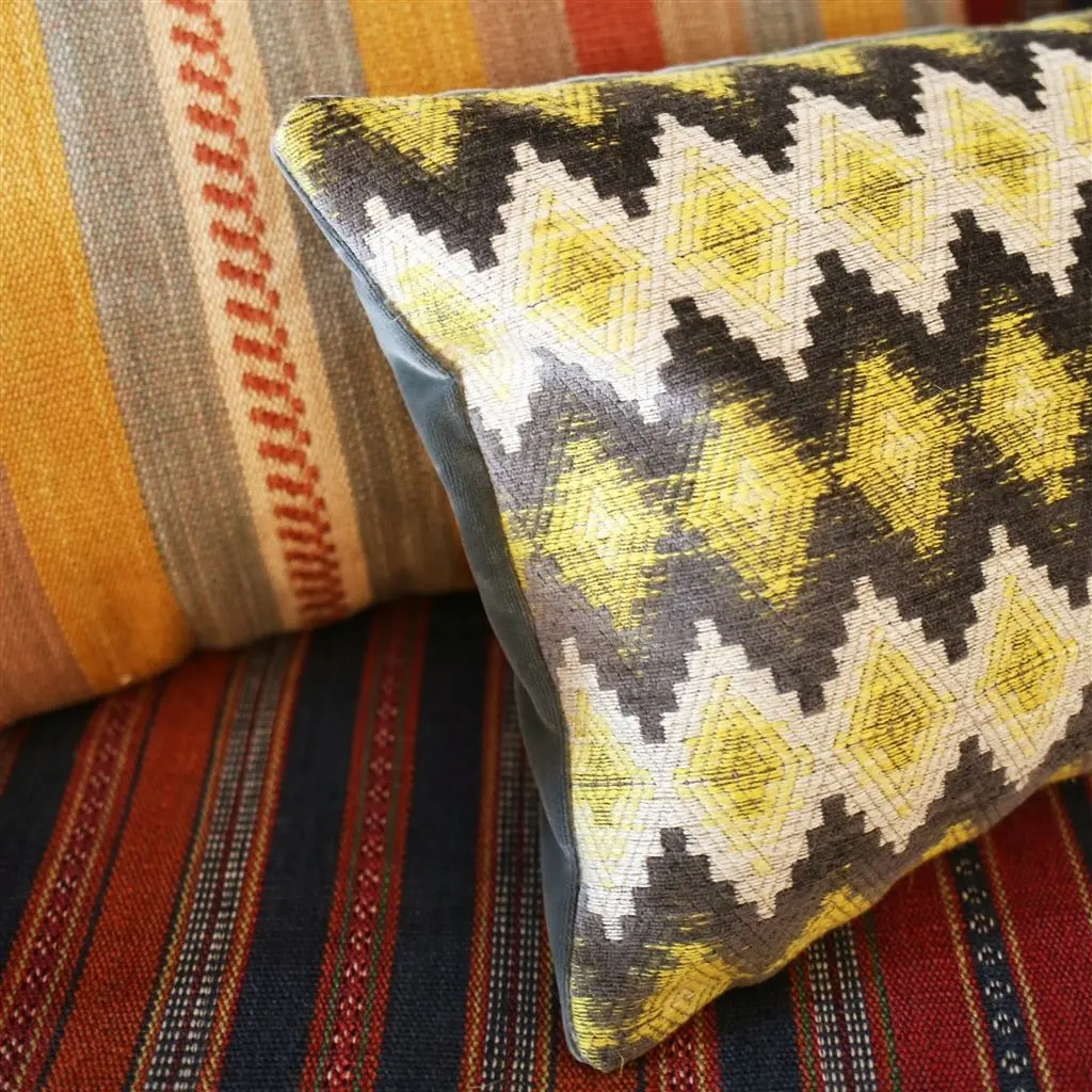 Perzina Citron Cushion - Designers Guild