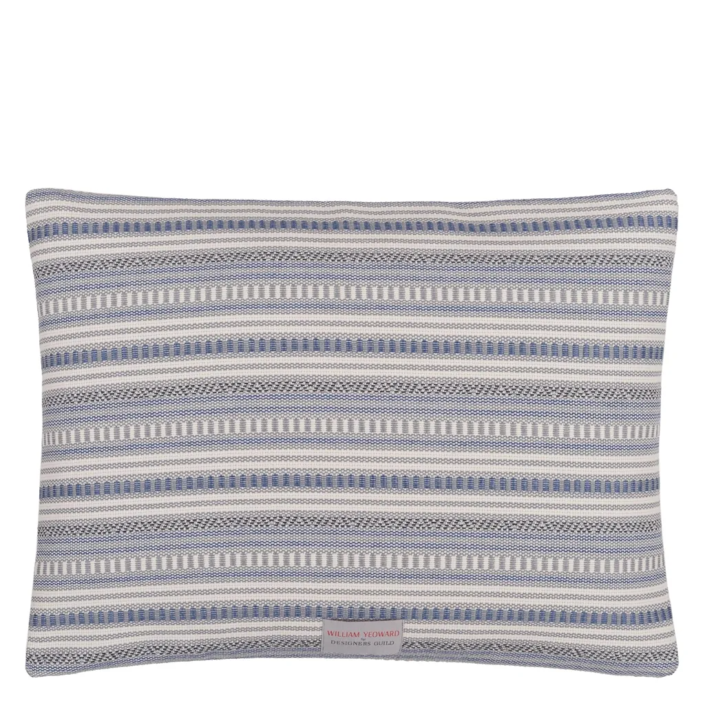 Cuzcita Indigo Outdoor Cushion - Designers Guild