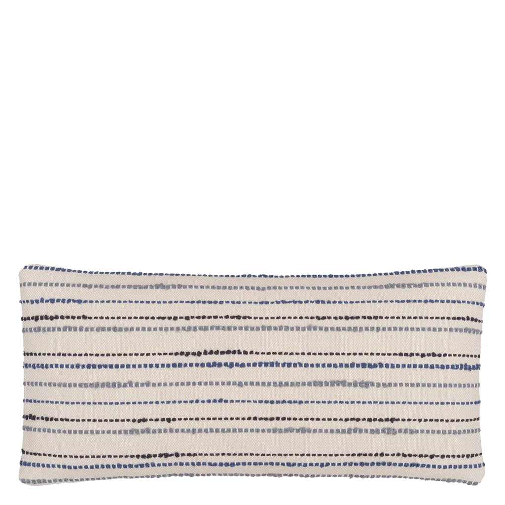 Saldes Indigo Outdoor Cushion - Designers Guild