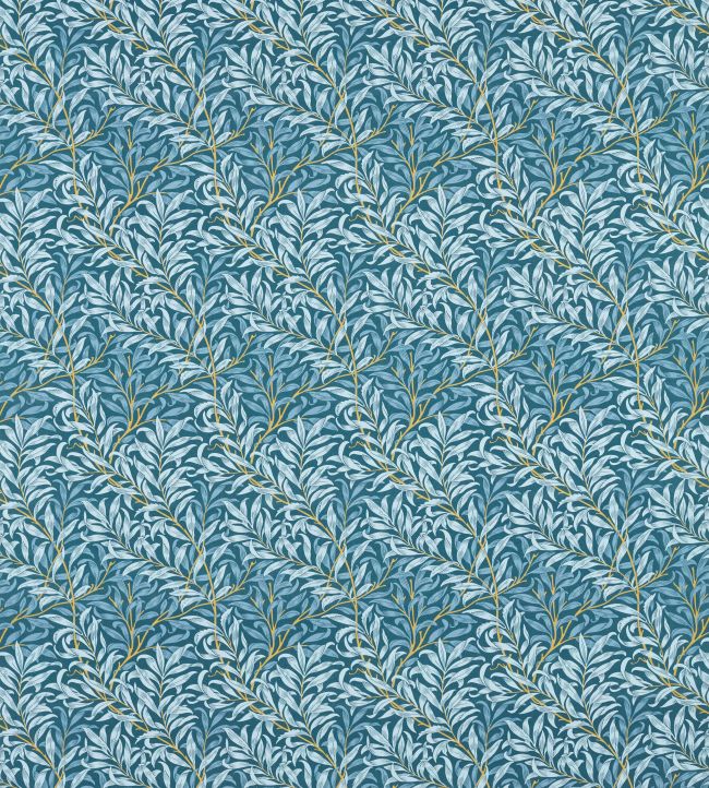 Willow Boughs Fabric - Blue - Clarke & Clarke - William Morris