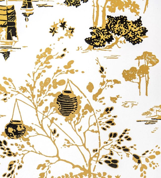 Villa Erba Wallpaper - Yellow - Gaston y Daniela