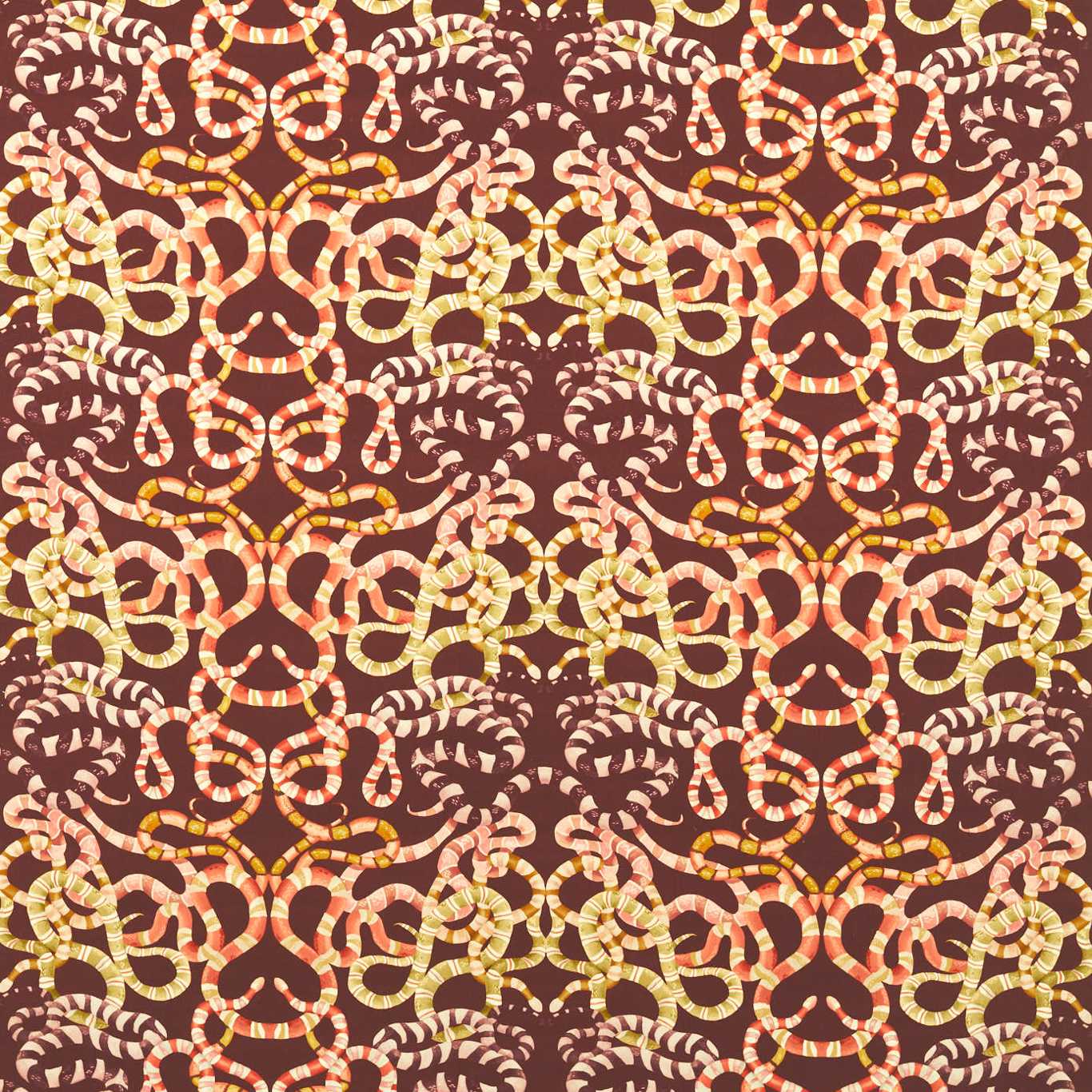 Serpenti Fabric - Brazilian Rosewood/Grounded/Amber Light