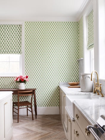 Rowan Room Wallpaper - Green