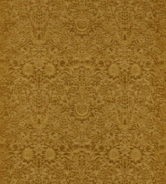 Sunflower Caffoy Velvet Fabric - Gold