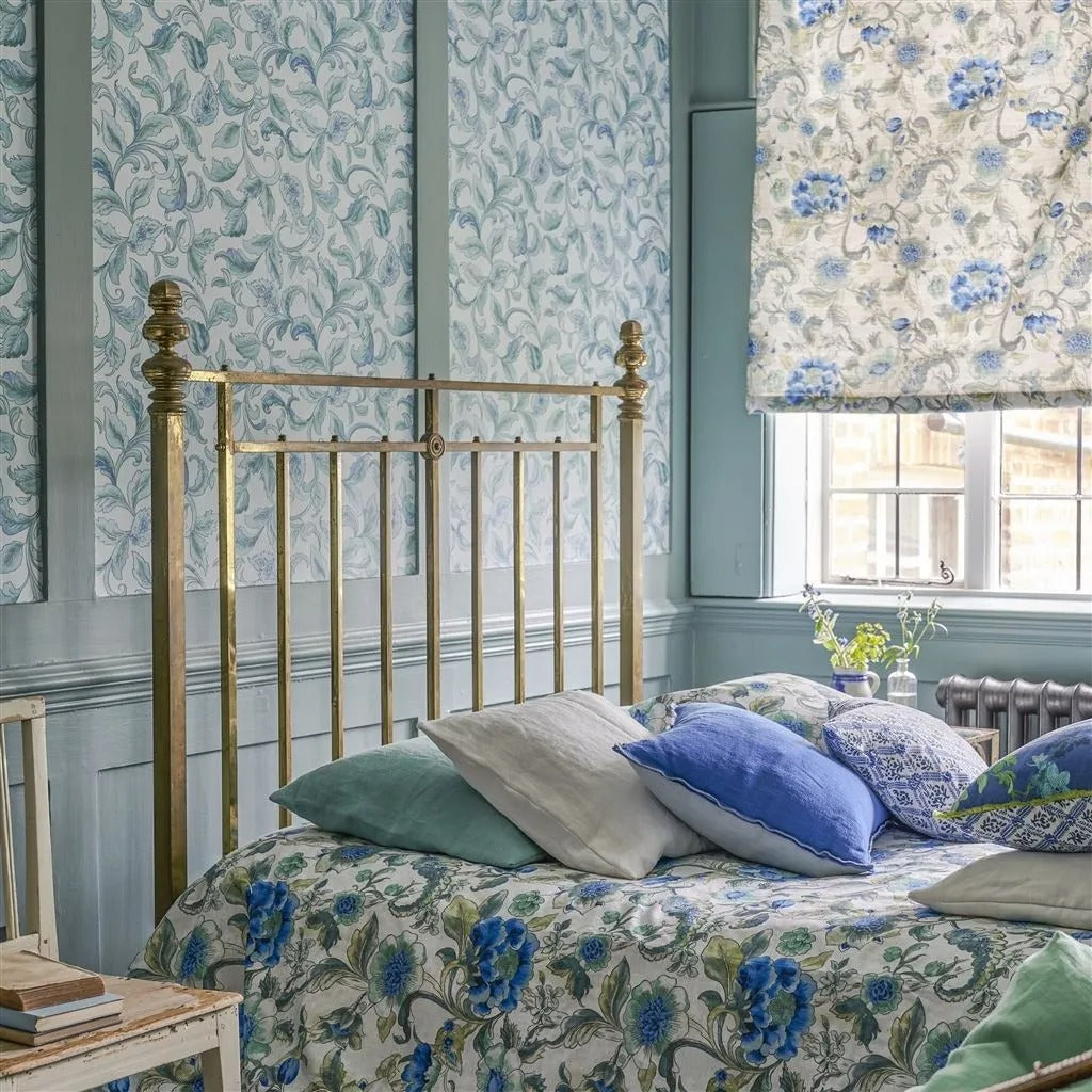 Piccadilly Park Room Wallpaper - Blue