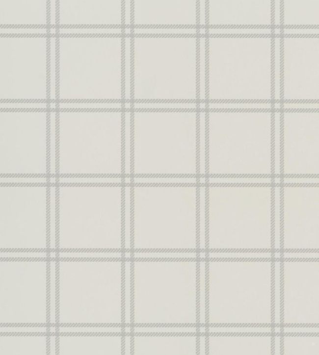 Shipley Windowpane Wallpaper - Gray