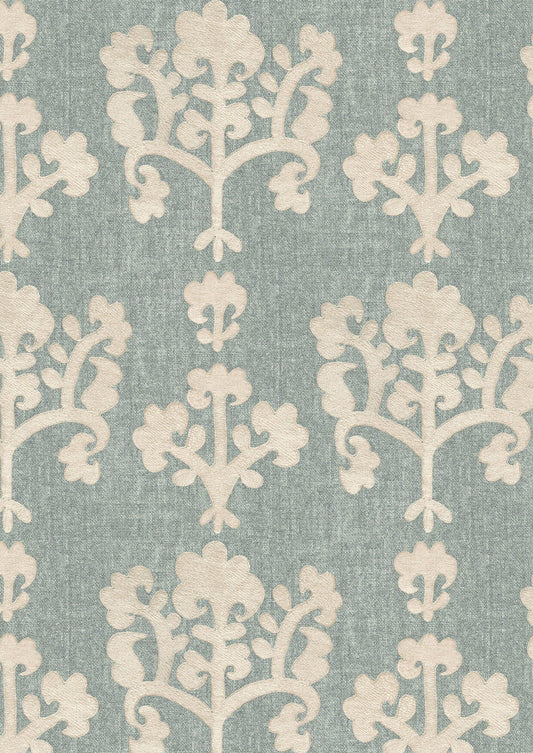 Saracen Aquamarine Fabric - Lewis & Wood