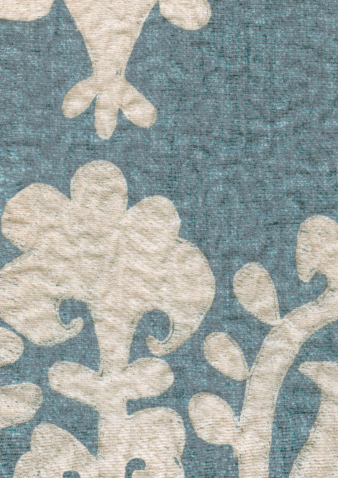 Saracen Cerulean Fabric - Lewis & Wood