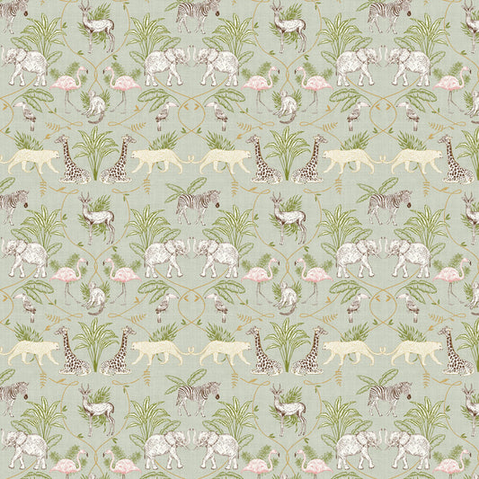 Serengeti Wallpaper - Silver