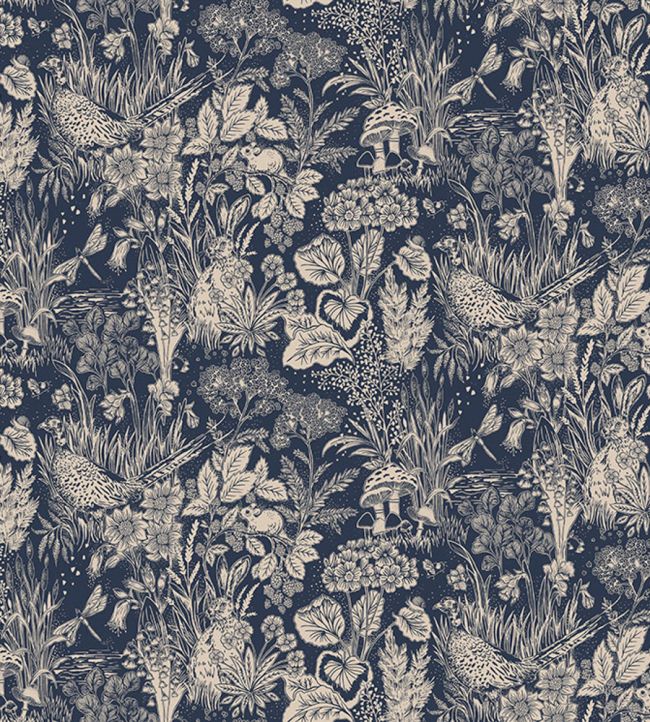 The Willows Wallpaper - Blue 