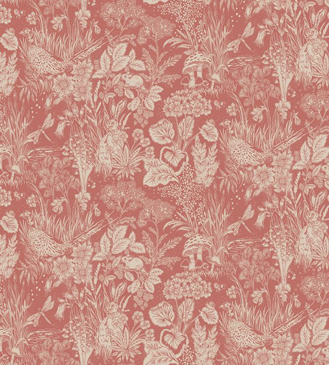 The Willows Wallpaper - Red