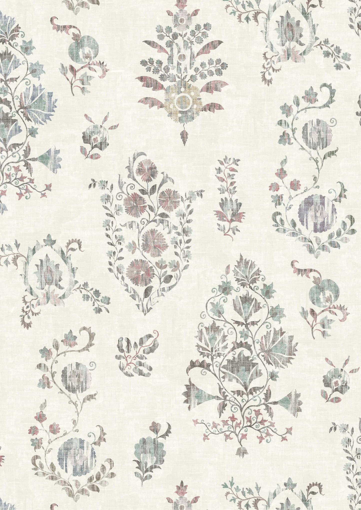 Sicilia Wallpaper - Gray - Lewis & Wood