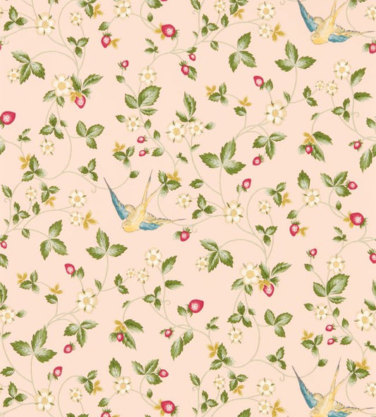 Wild Strawberry Wallpaper - Pink